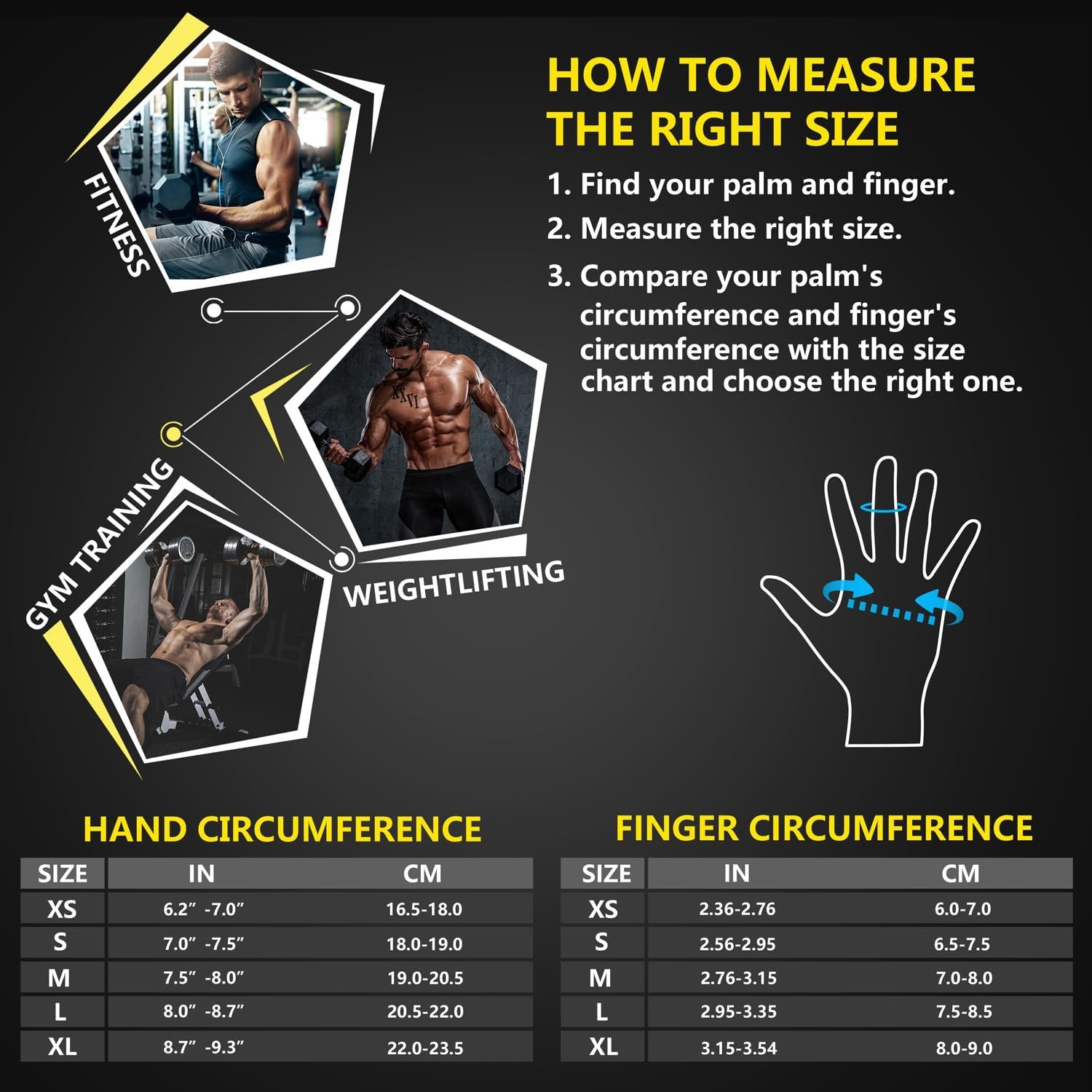 ihuan Breathable Weight Lifting Workout Gym Gloves: Fingerless Exercise Wrist Support | Enhance Palm Protection | Extra Grip for Fitness |Training | Rowing | Pull-ups - Image 5