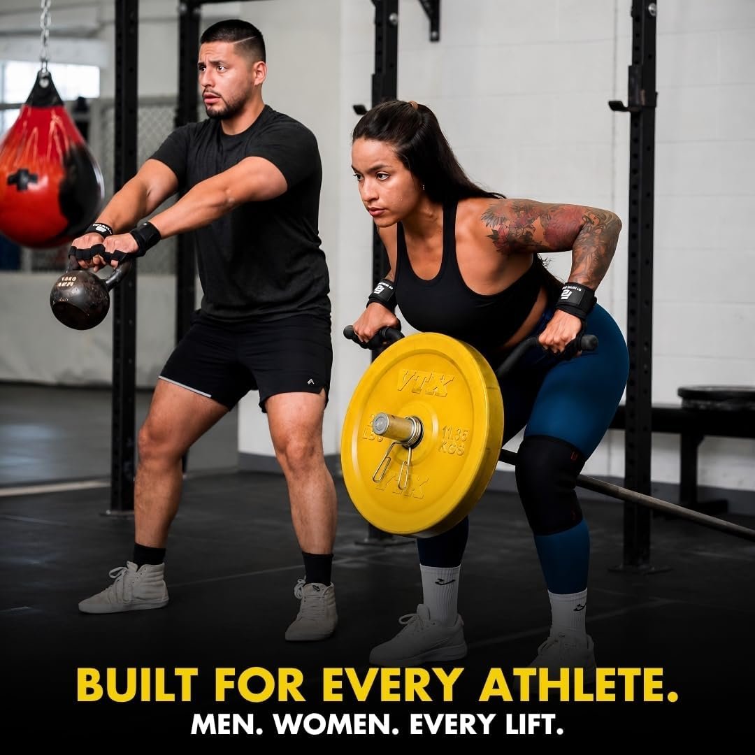 Fit Active Sports New Ventilated Weight Lifting Workout Gloves with Built-in Wrist Wraps for Men and Women - Great for Gym Fitness, Cross Training, Hand Support & Weightlifting. - Image 6