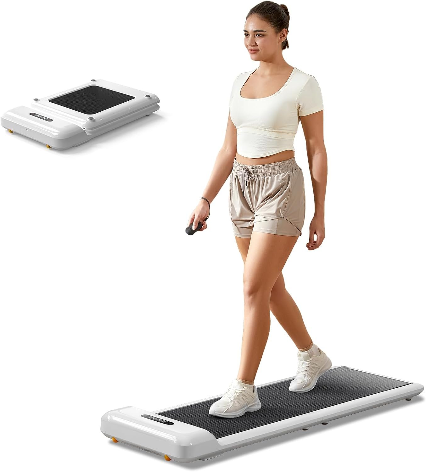 WalkingPad C2 Foldable Walking Pad Treadmill, Under Desk Compact Design | Foldable Design for Compact Storage and Space Saving, Smart FootSense Control, LED Display for Daily Walking, Jogging