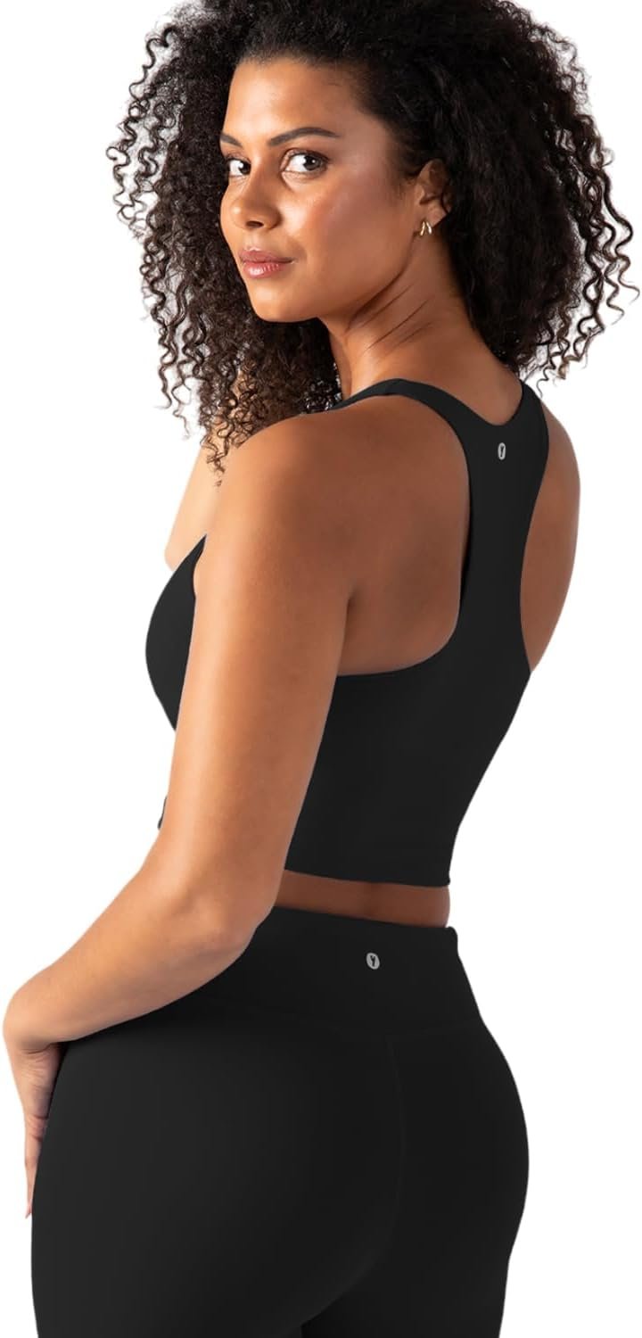 YITTY Active Sports Bra Tank, Tank Top for Women with Built-in Bra, Racerback, Removable Cups, Low-Impact Yoga and Gym - Image 4