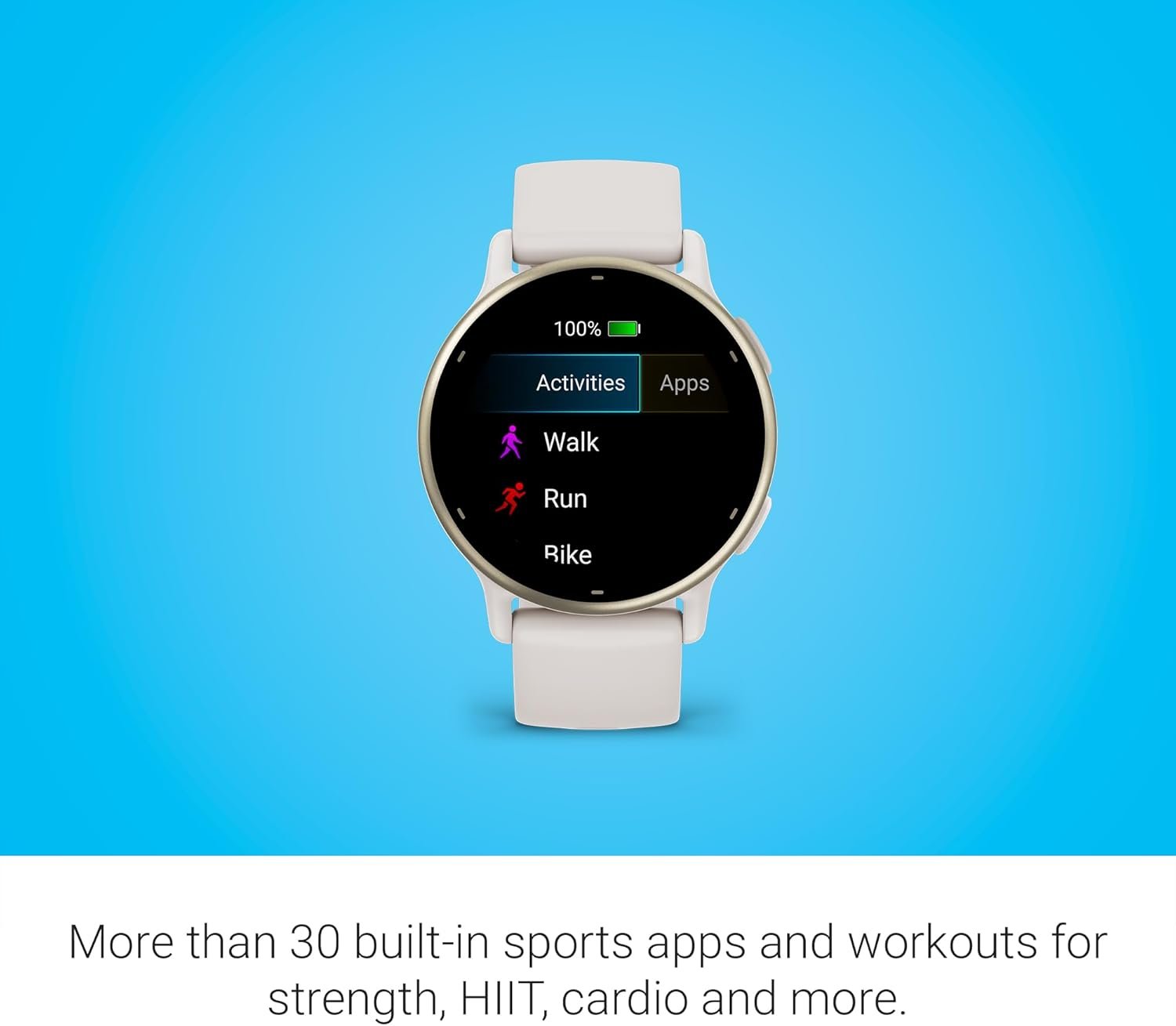 Garmin vívoactive® 5, Health & Fitness GPS Smartwatch, 42mm, Ivory | 24/7 Health Monitoring, Built-In Sports Apps, Sleep Coach, Body Battery™ Energy Monitoring, Workout Benefit & Recovery Time - Image 5