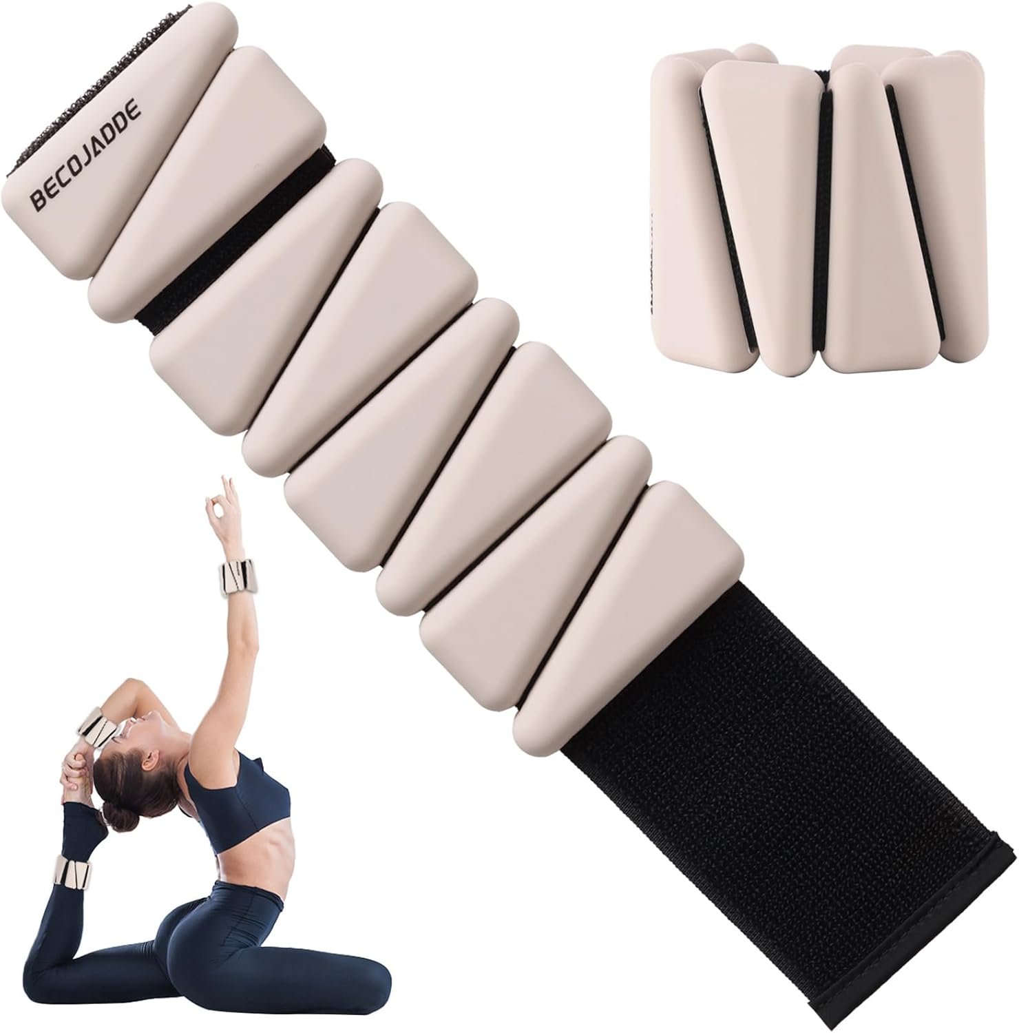 Ankle Weights Set of 2 (1 lb/2 lb/3...
