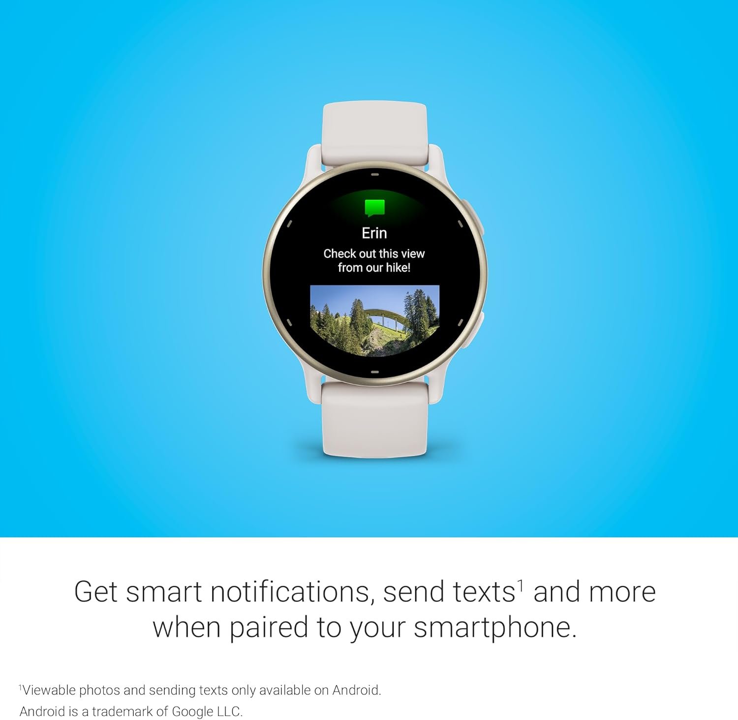 Garmin vívoactive® 5, Health & Fitness GPS Smartwatch, 42mm, Ivory | 24/7 Health Monitoring, Built-In Sports Apps, Sleep Coach, Body Battery™ Energy Monitoring, Workout Benefit & Recovery Time - Image 6