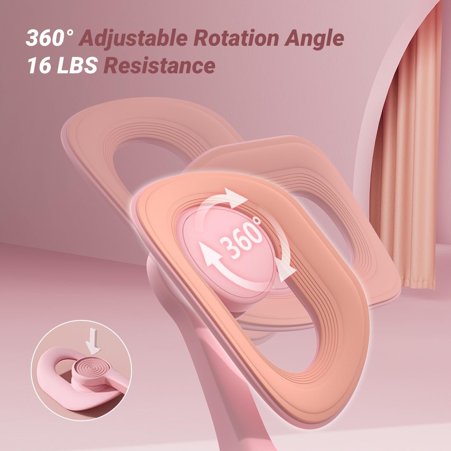 MERACH Thigh Trainer, Pelvic Floor Muscle Trainer, Inner Thigh Exercise Workout Equipment for Home Gym, Pelvic Floor Strengthening Women - Image 4