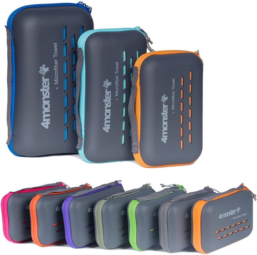 4Monster Quick Dry Travel Towel wit...