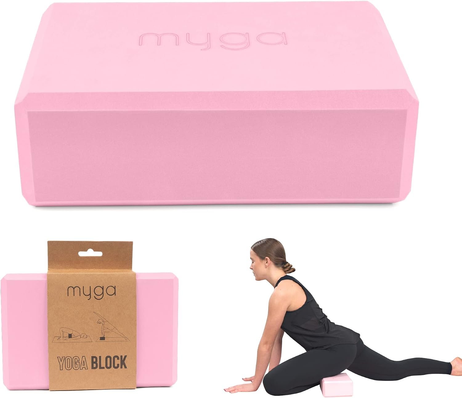 MYGA Yoga Block,Lightweight EVA Foa...