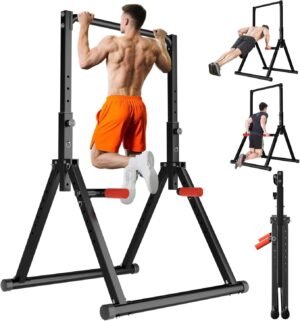 WATBKHE Power Tower Pull Up Dip Sta...