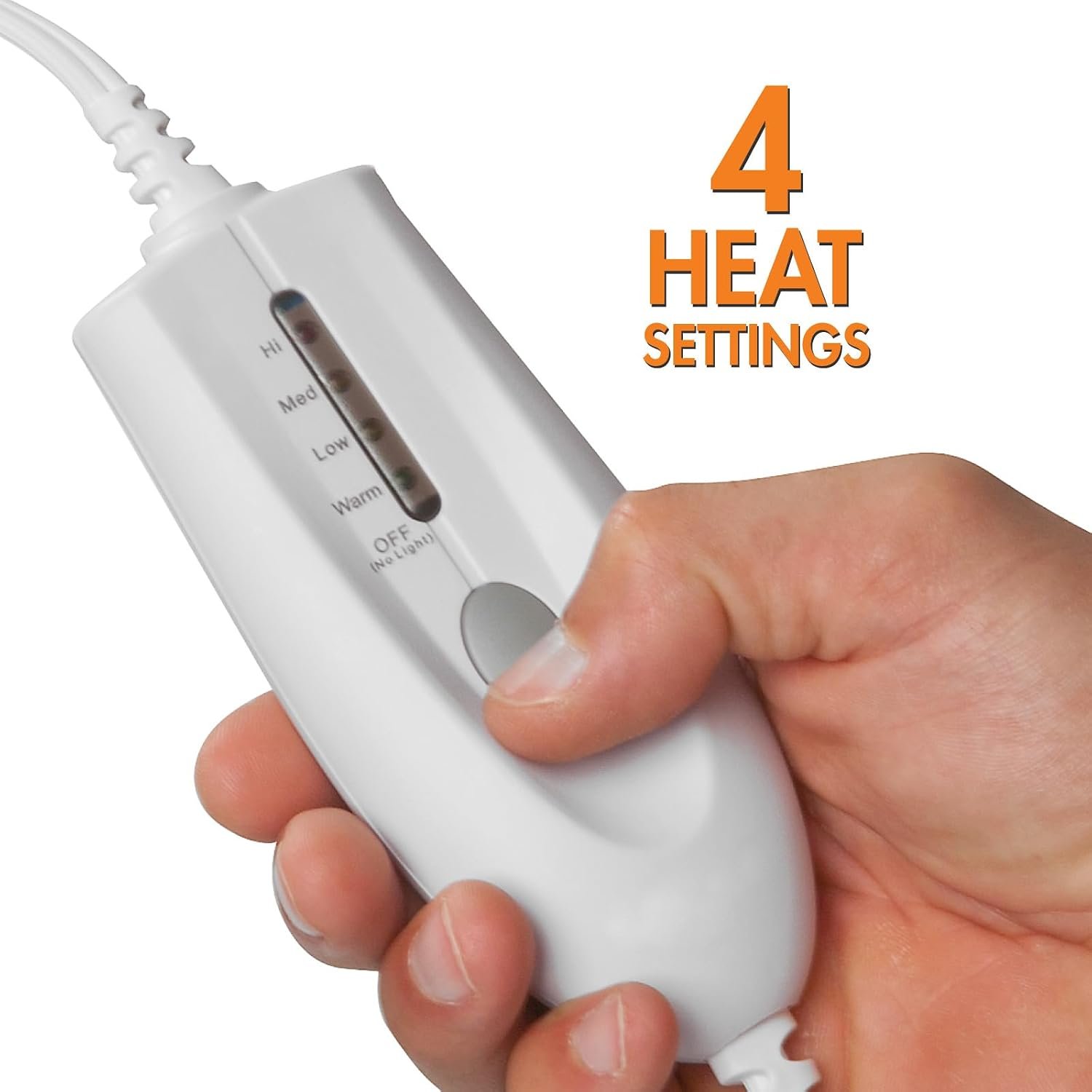 Deluxe Heating Pad Moist/Dry Heat Therapy | Moist & Dry Heat Therapy for Sore Muscles, 4 Heat Settings, Sponge Included, Machine-Washable Cover - Image 9