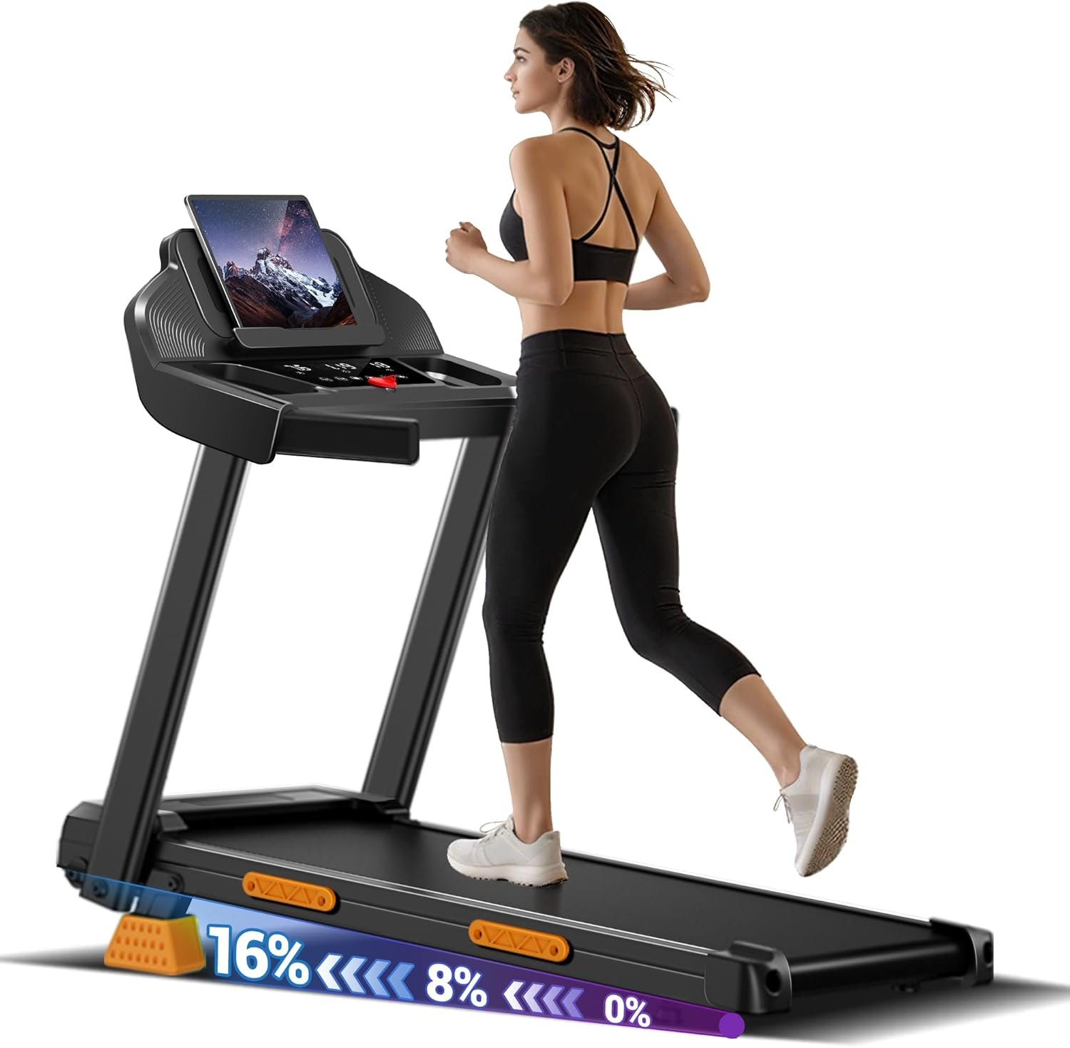 CURSOR FITNESS 16% Incline Treadmil...