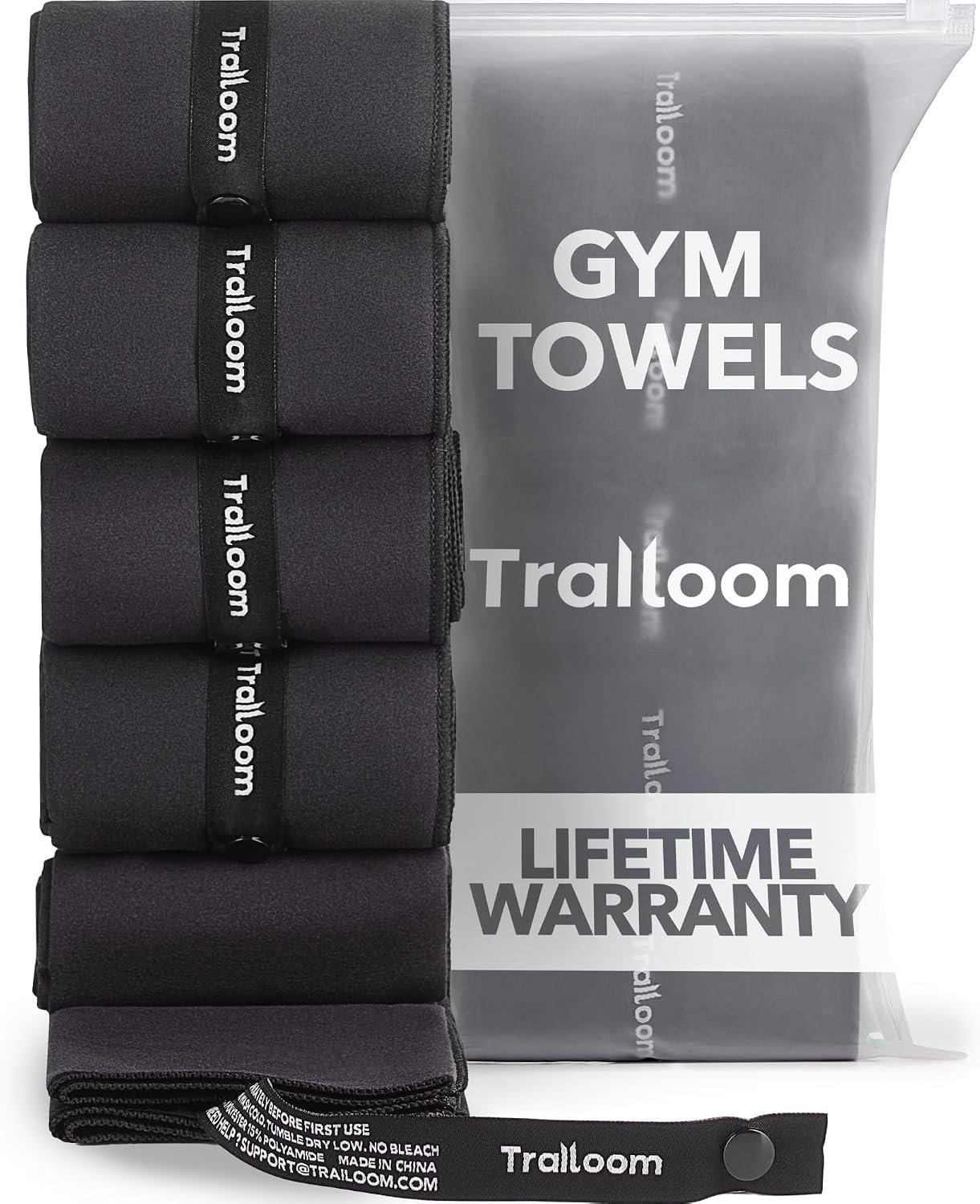 Trailoom Microfiber Gym Towels, Qui...
