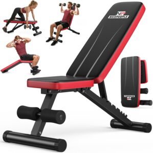 NICEPEOPLE Adjustable Weight Bench ...
