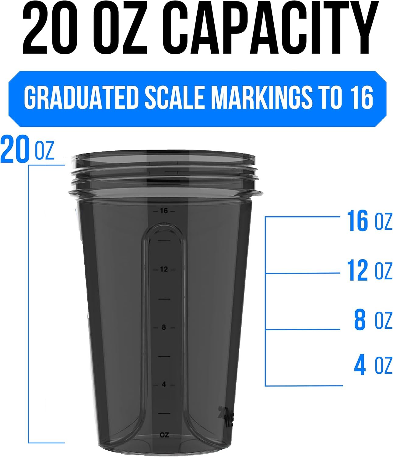VELOMIX 2 Pack 20oz Protein Shaker Bottle for Protein Mixes, Black/Transpar | 2x Wire Whisk, Leak Proof Shaker Cups for Protein Shakes, Stackable, Dishwasher safe, BPA free, Pre Workout and Fitness ready - Image 4