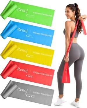Renoj Pilates Flexbands, 5-Pack Lat...