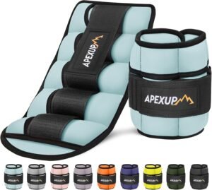 APEXUP Adjustable Ankle Weights for...