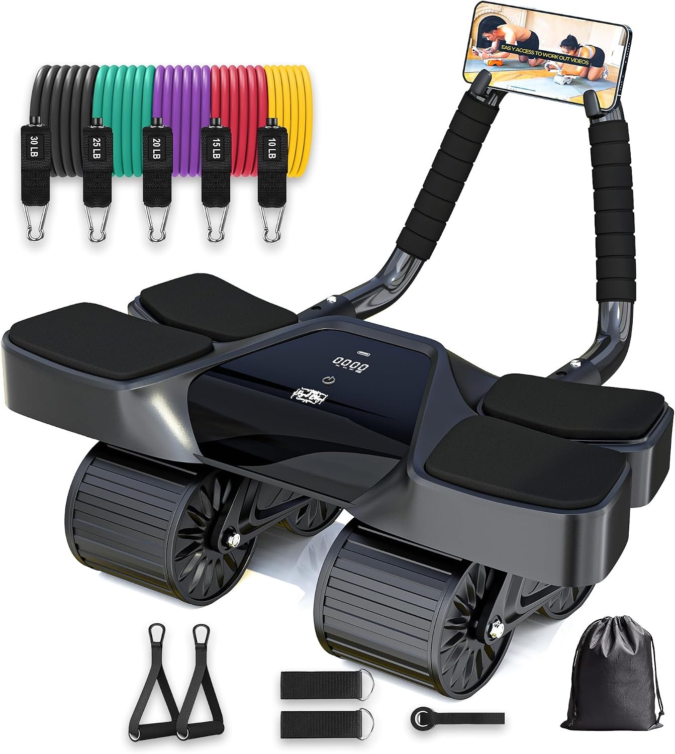 Ab Roller Home Gym Equipment – 4 ...