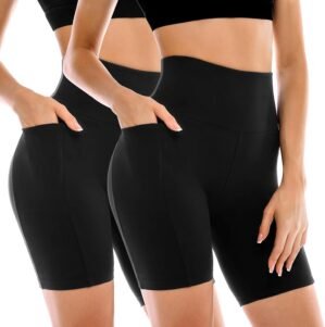 Leafigure 2 Pack Womens Biker Short...