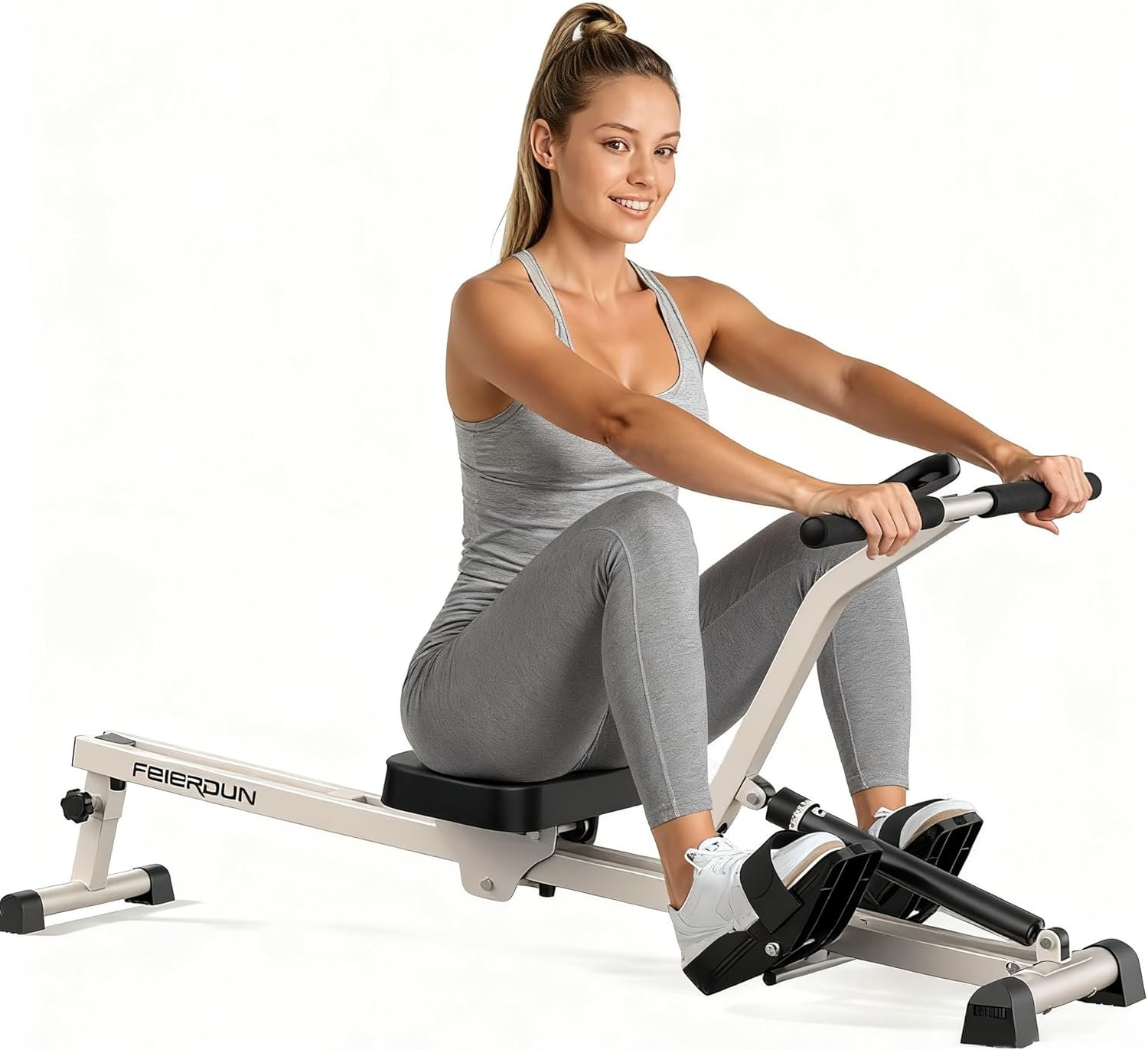 FEIERDUN Hydraulic Rowing Machine f...