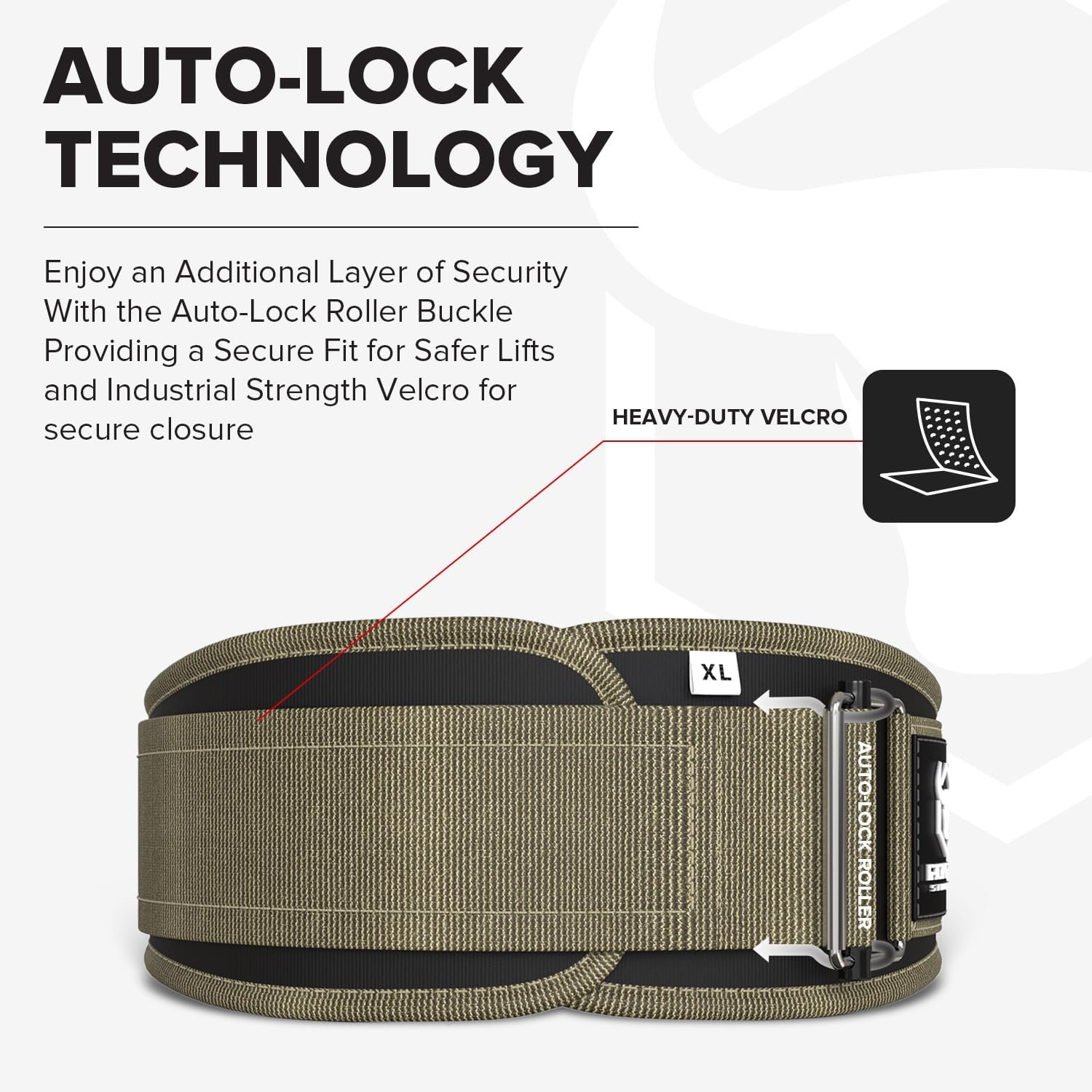 Weight Lifting Belt for Men and Women - Great for Squats, Deadlift, Lunge, Exercises and Training - Best for Olympic, Cross-Training and Bodybuilding Workout - Image 3