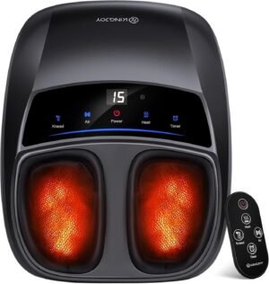 KINGJOY Foot Massager with Heat for...
