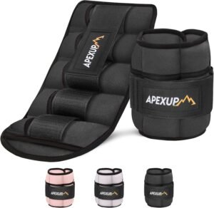 APEXUP Adjustable Ankle Weights for...