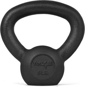 Yes4All Cast Iron Kettlebell, Stren...