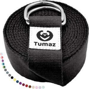 Tumaz Yoga Strap for Stretching wit...
