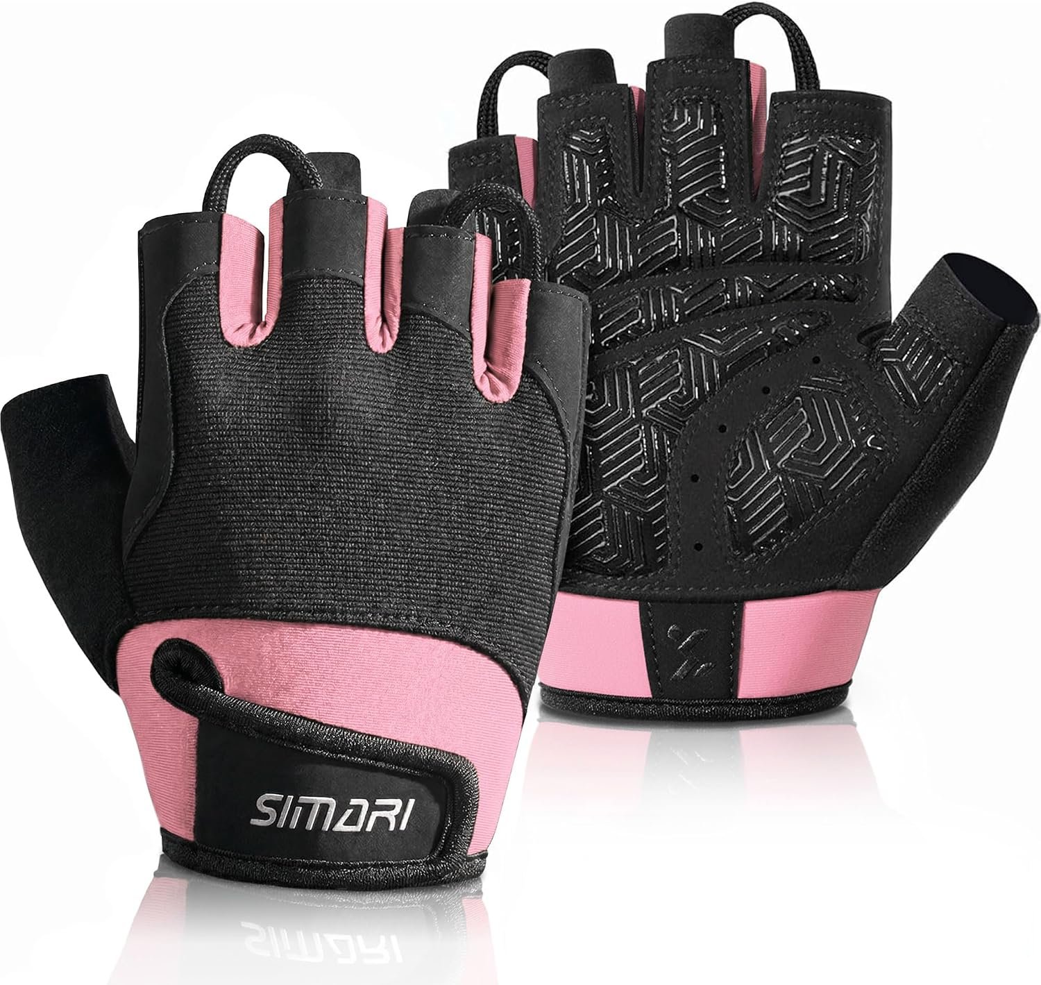 SIMARI Breathable Workout Gloves with Cushion Pad/Grip/Reduce Calluses, Weight Lifting Gloves for Gym Exercise, Cycling, Weightlifting Training, Fitness, Pilates, Kayaking, Gift for Men & Women