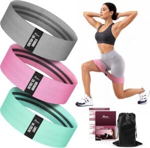 Fabric Resistance Band Set with Exe...