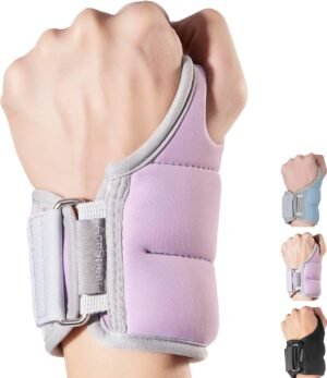 AceSpear Wrist Weights with Thumb L...
