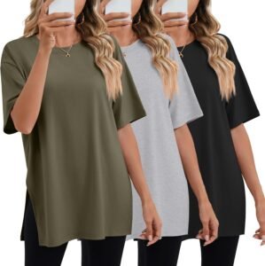 Huukeay 3 Pack Women’s Oversi...