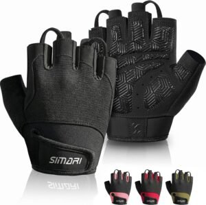 SIMARI Breathable Workout Gloves wi...