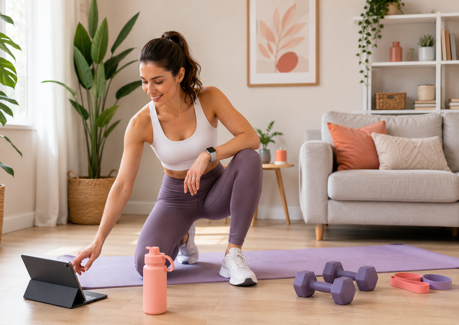 Women’s fitness equipment, activewear and home workout essentials