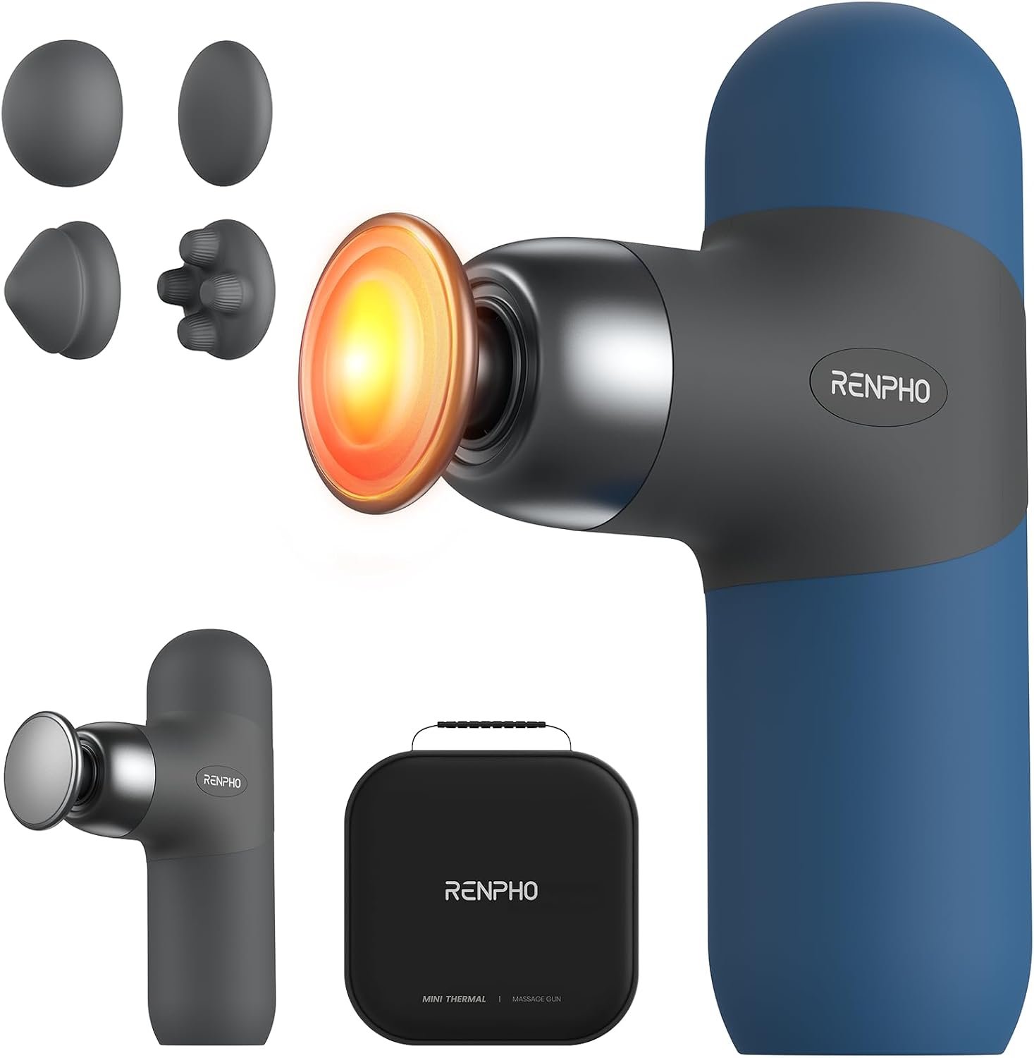 RENPHO Mini Thermal Massage Gun wit...