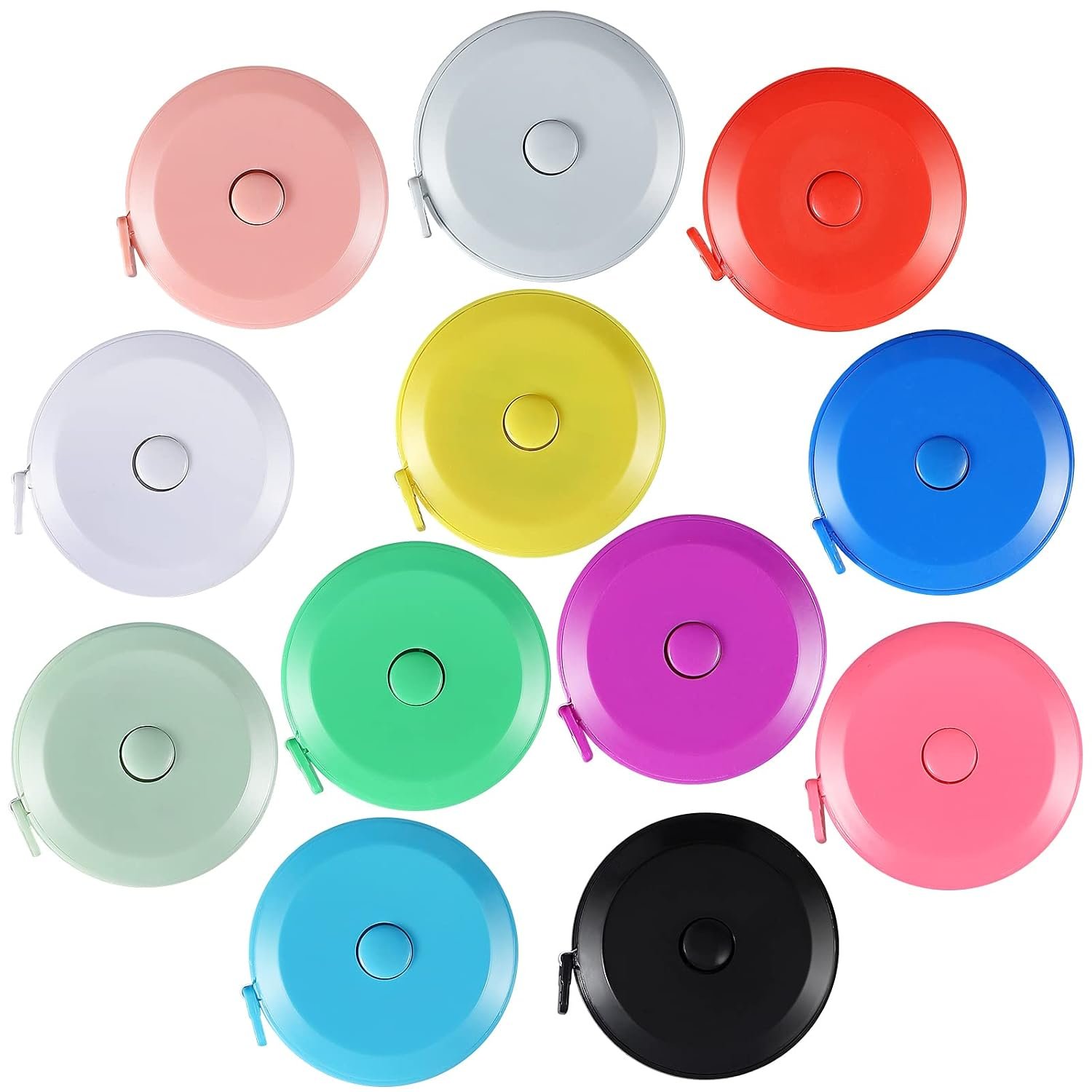 12 Pack Soft Retractable Measuring ...