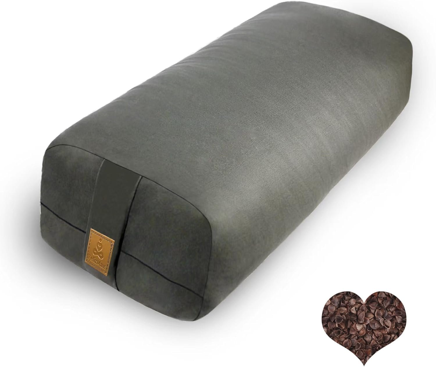 Organic Buckwheat Bolster (24X10.5X...