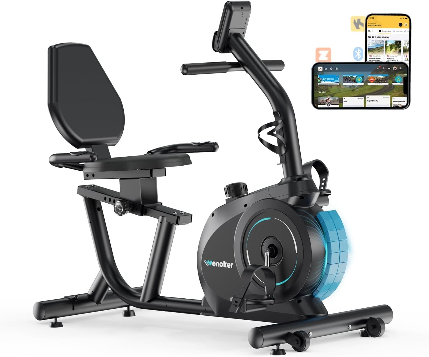 Wenoker Recumbent Exercise Bike for...
