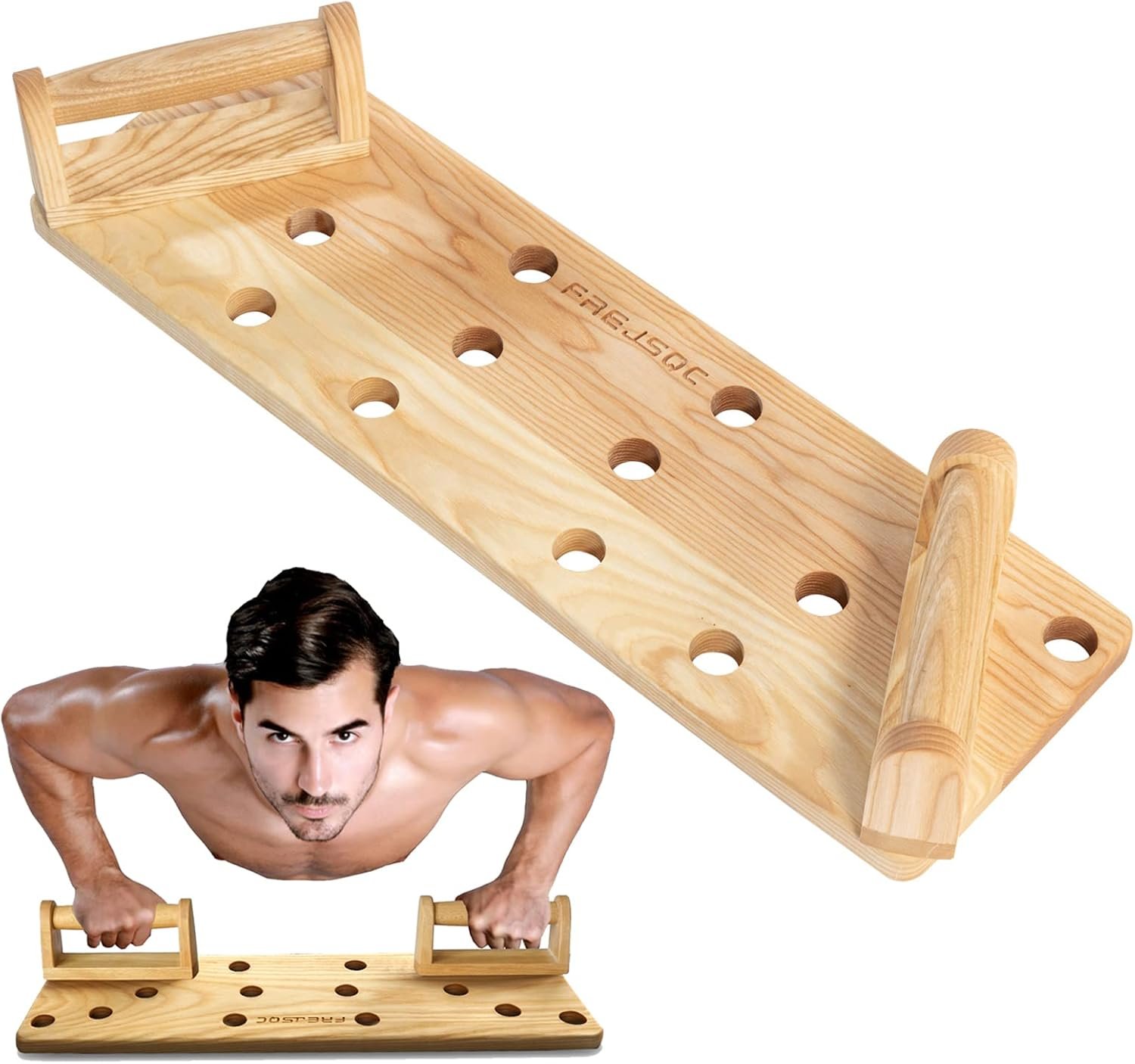 solid wooden Push Up Stands 10 in 1...