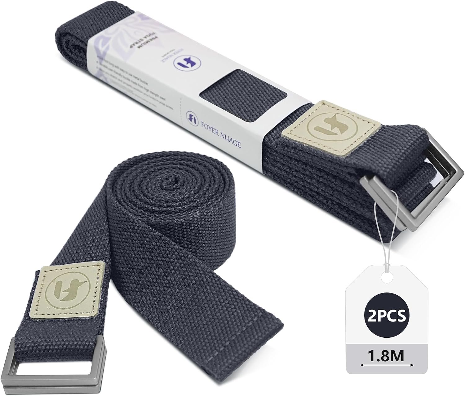Yoga Straps 1.8M or 2.5M, Durable C...