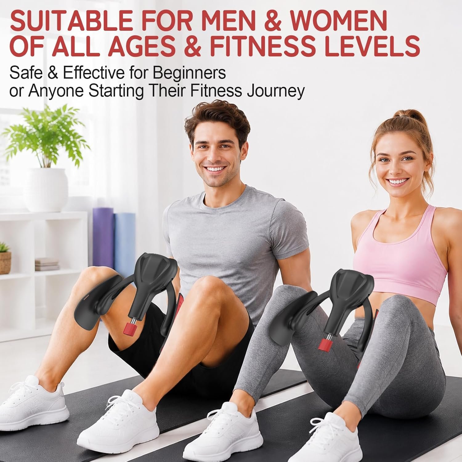 Pelvic Floor Exercise Devices 77lb Adjustable Kegel Exerciser with Band | Pelvic Floor Muscle Training, Inner Thigh & Thigh Trainer, Postpartum Recovery Support for Women,Suitable for Women and Men - Image 8