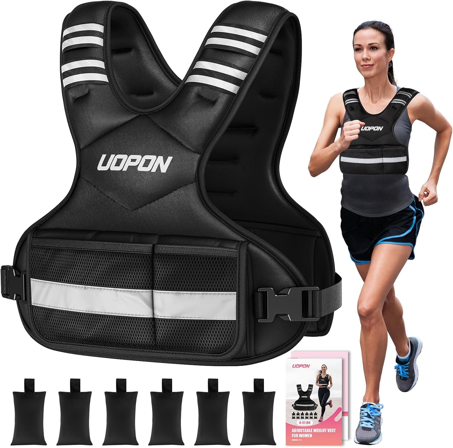 Adjustable Weighted Vest Women, 6-1...
