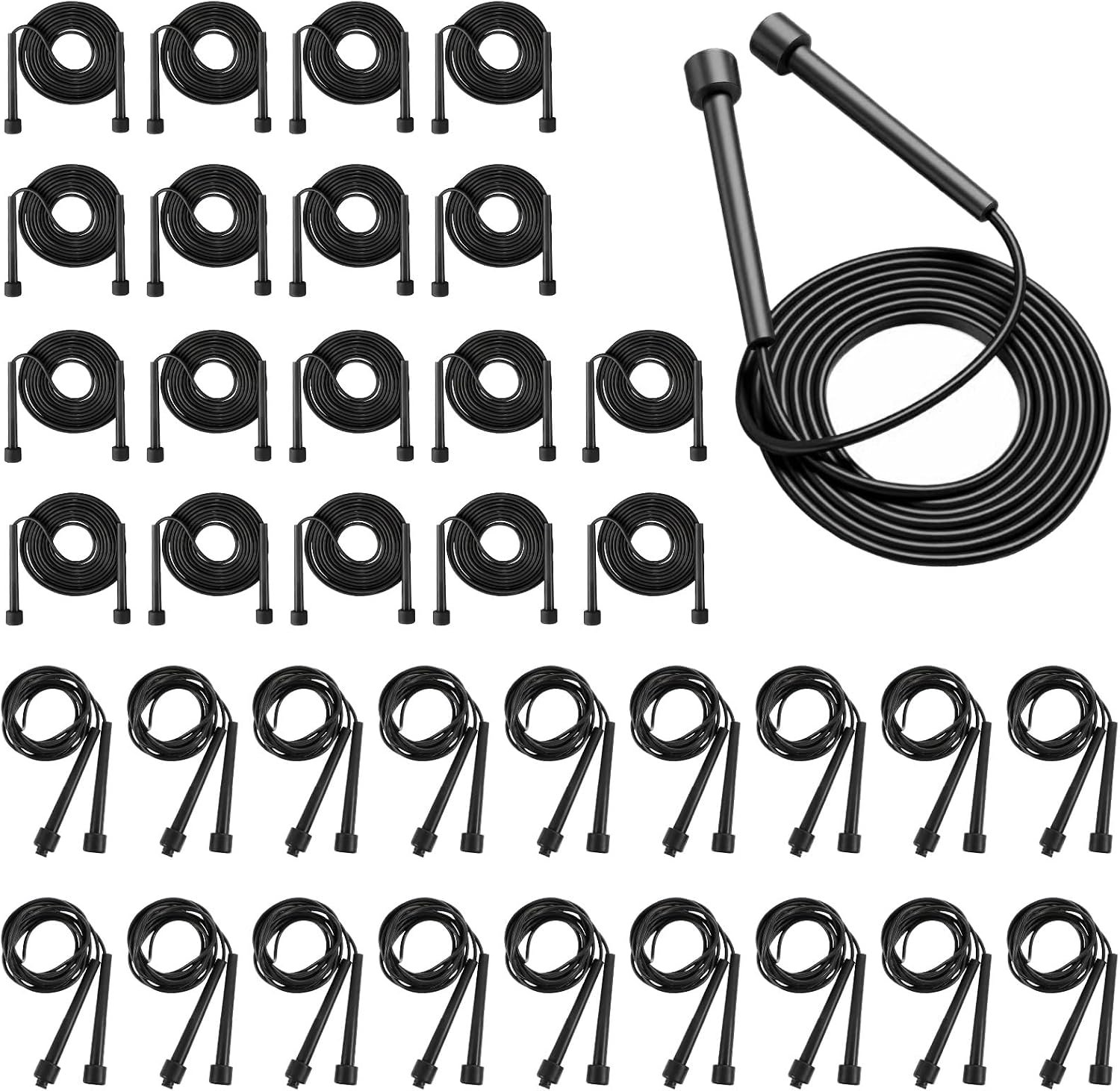 36PCS Adjustable PVC Jump Rope Bulk...