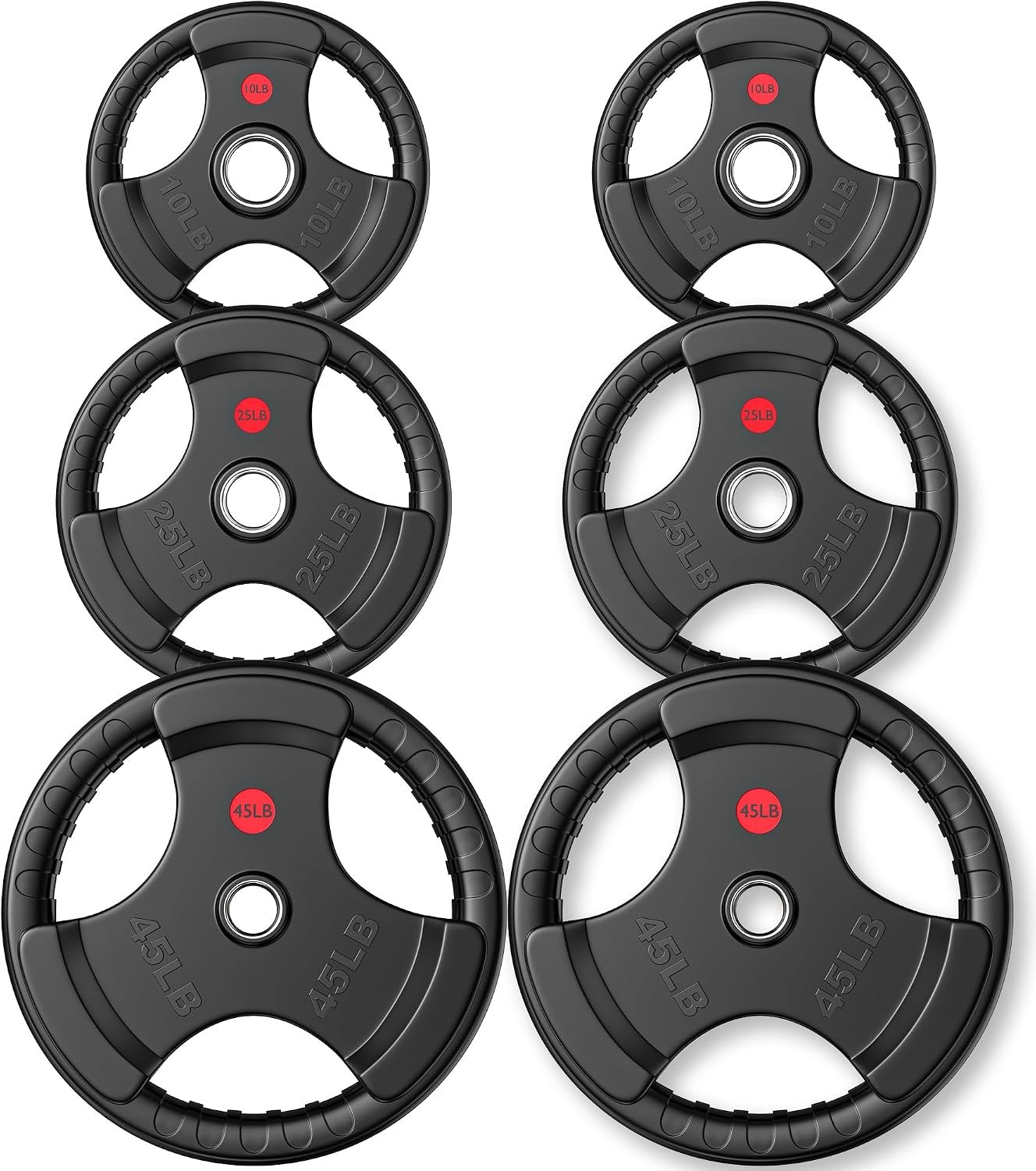 GIKPAL Olympic Weight Plates, 2-Inc...
