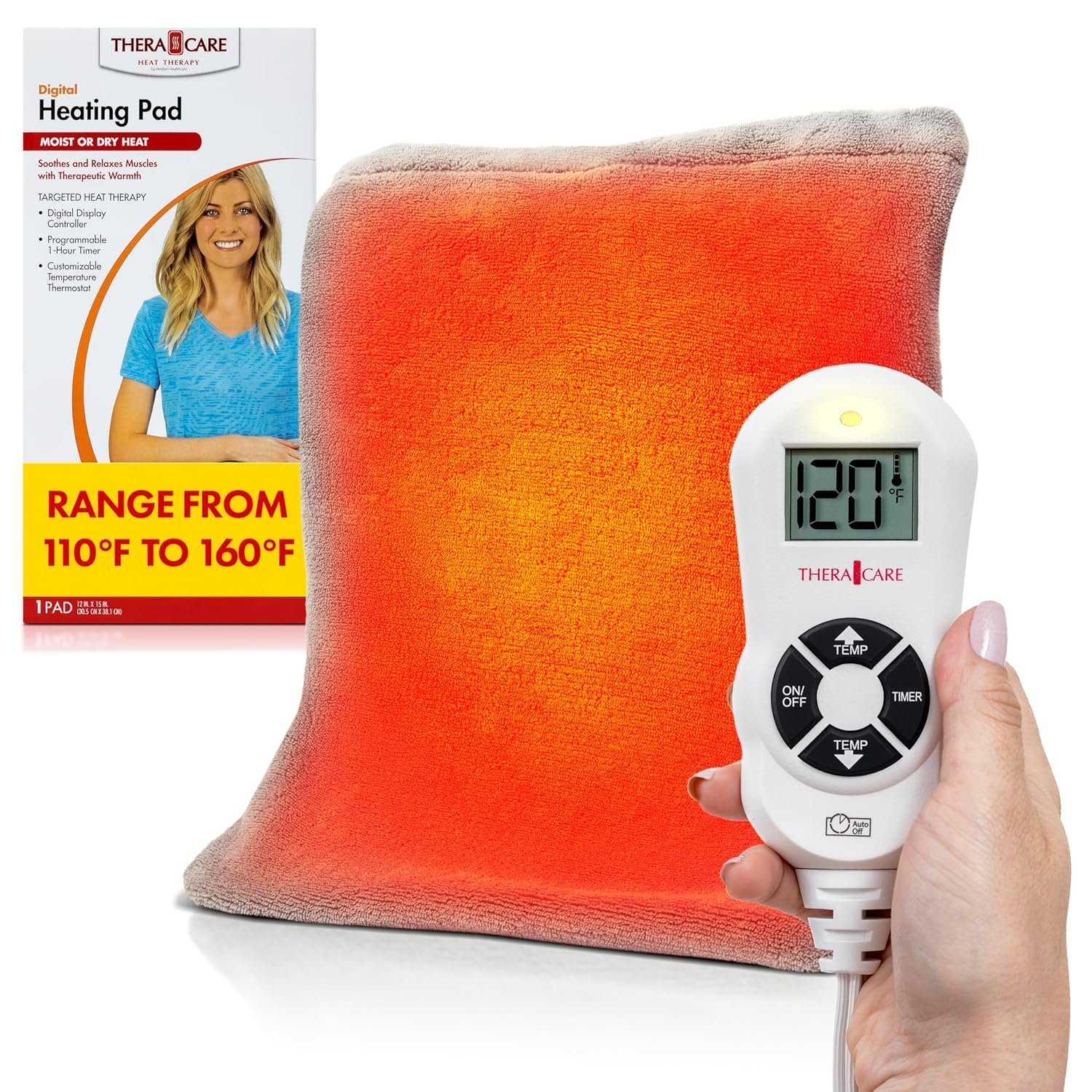TheraCare Digital Heating Pad with ...