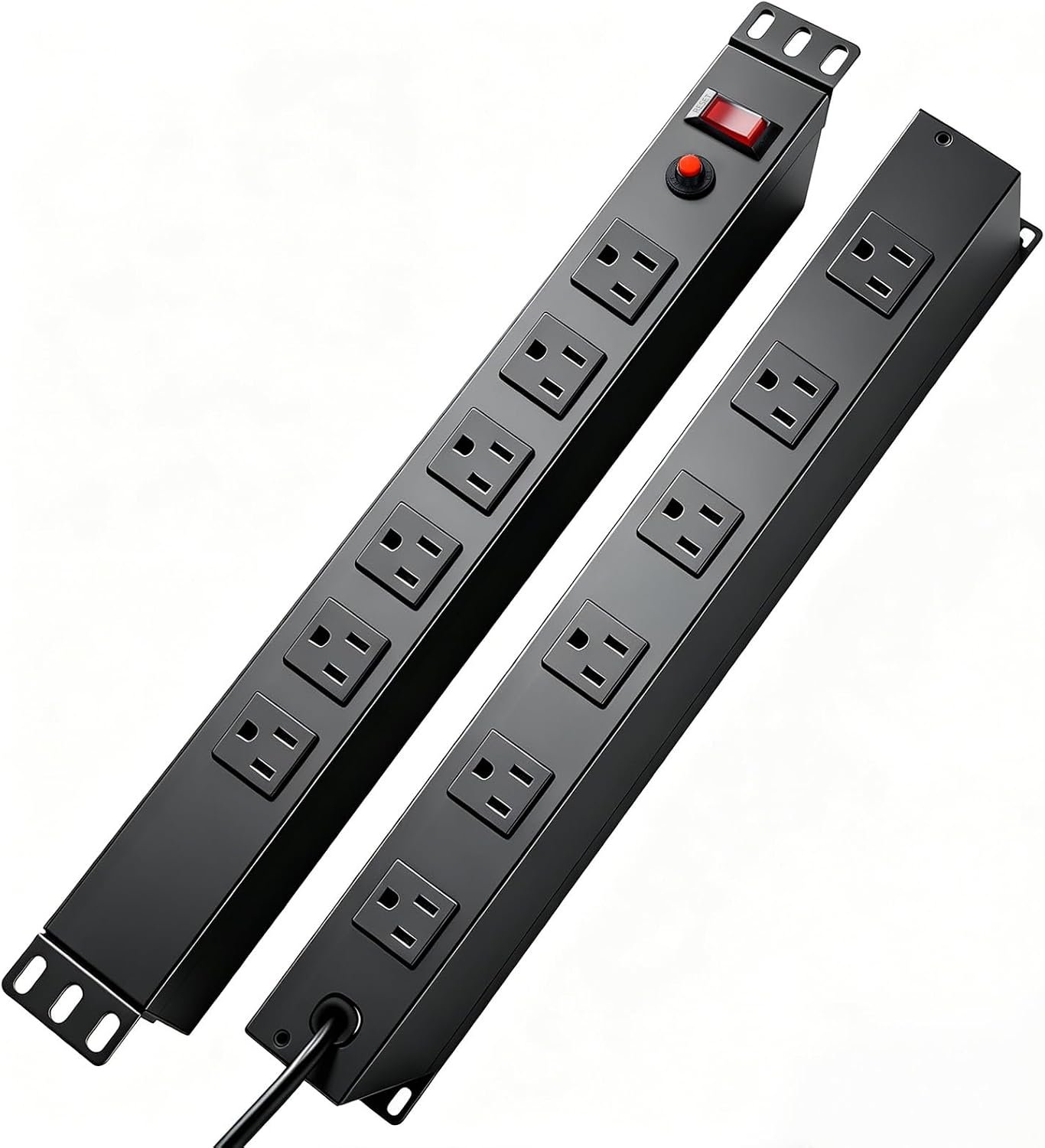 12-Outlet 1U Rack Mount Power Strip...