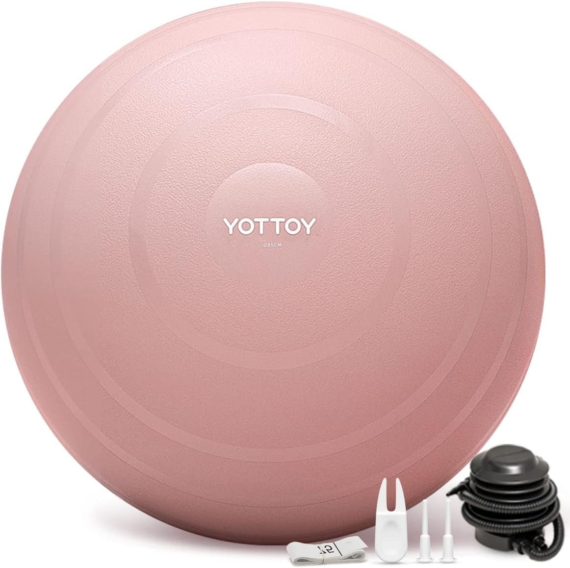 YOTTOY Anti-Burst Exercise Ball for...