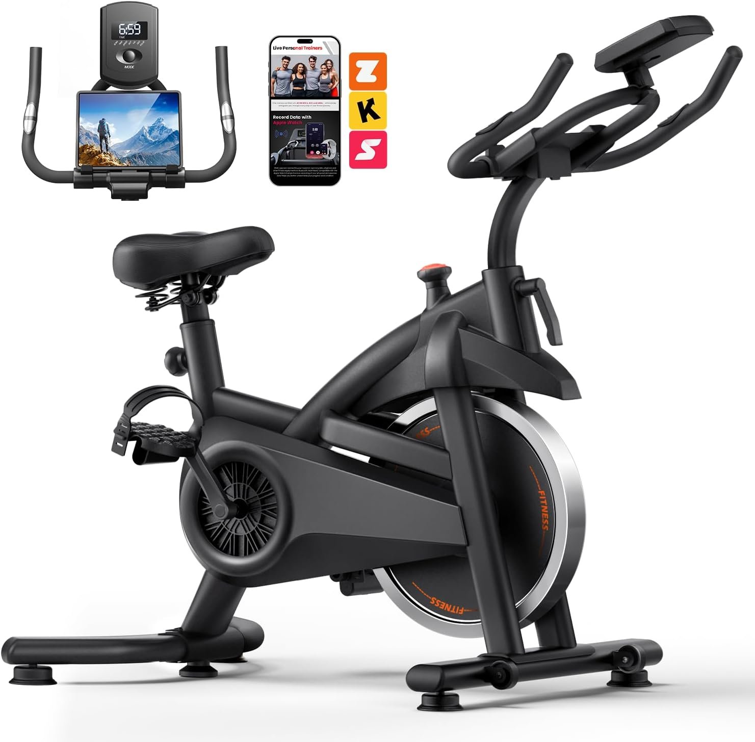 Exercise Bike,Brake Pad Stationary ...