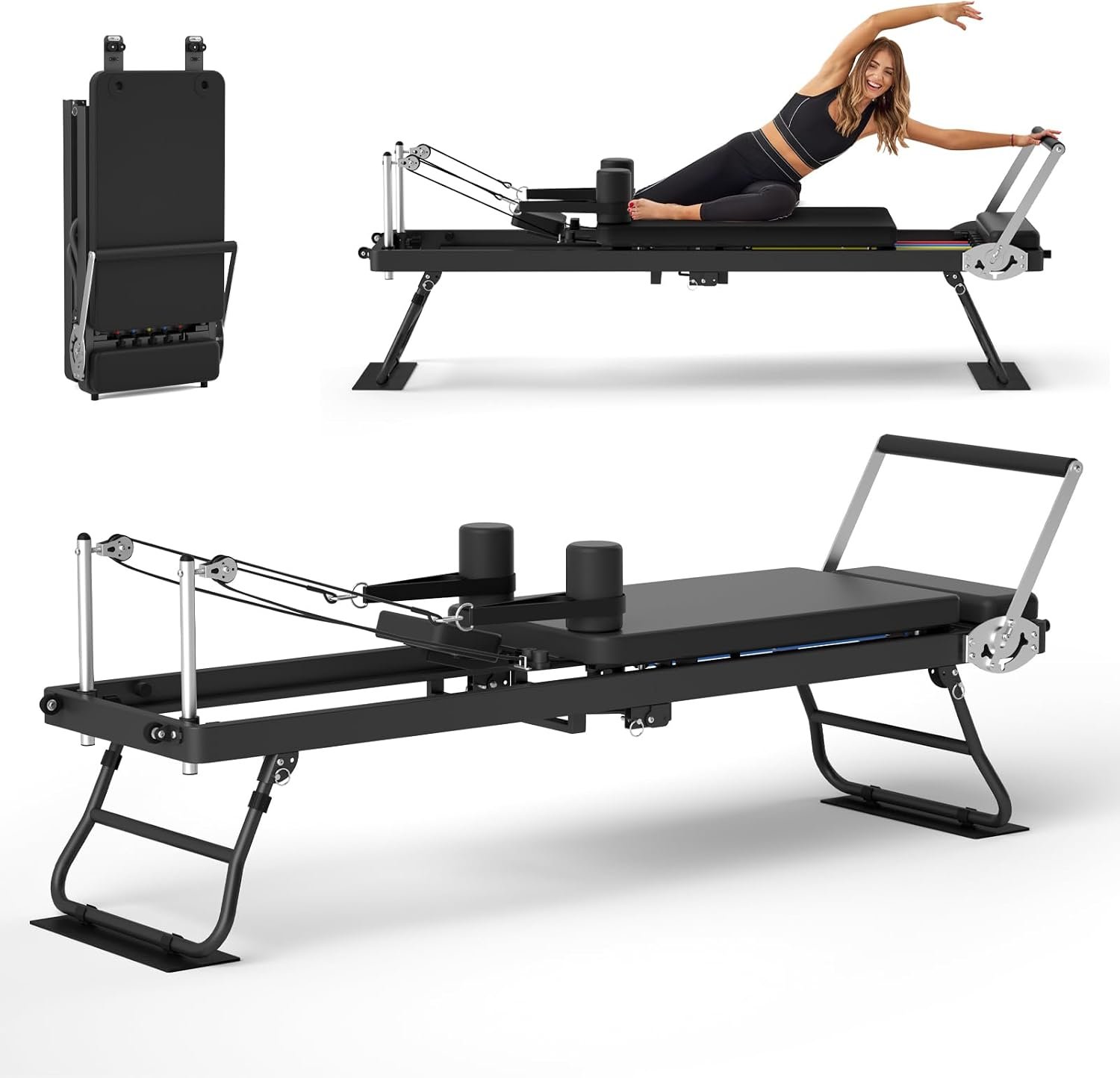 Foldable Pilates Reformer for Home ...