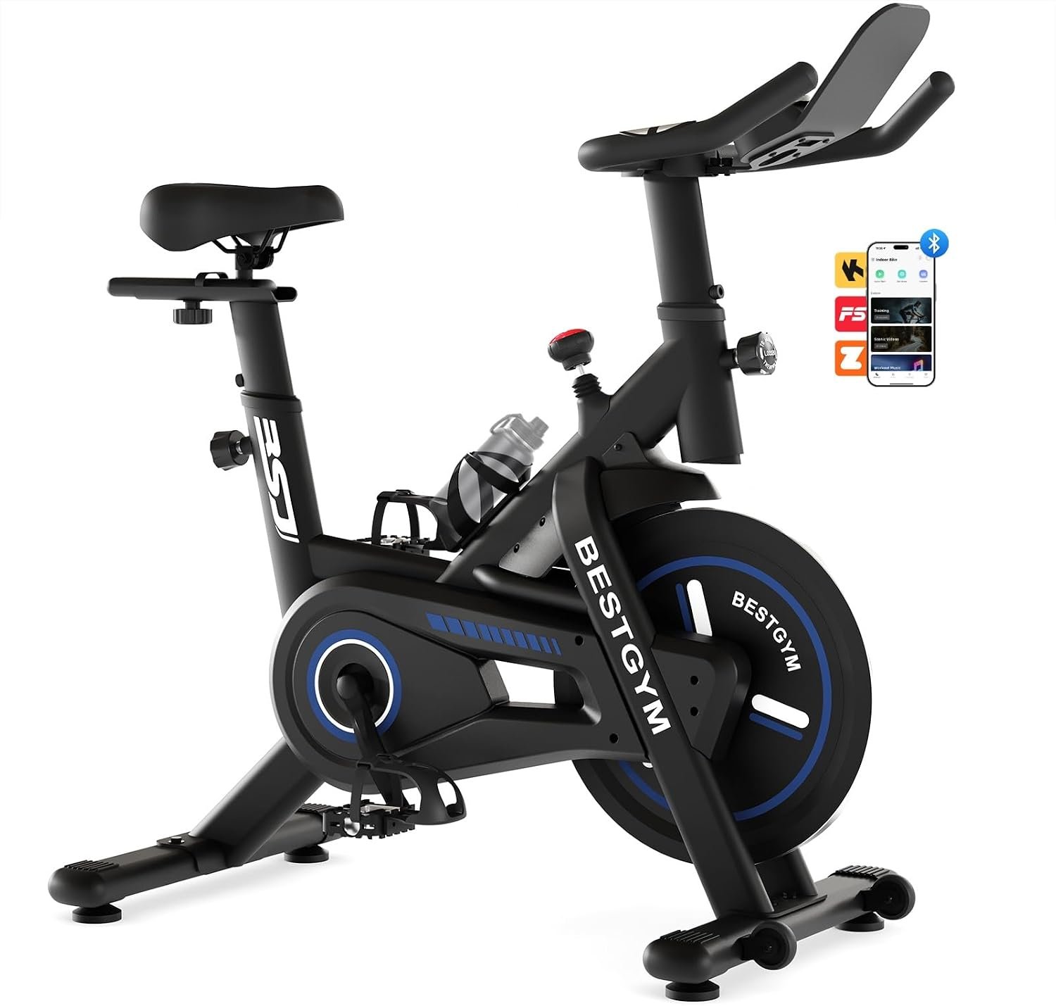 Exercise Bike, Adjustable Resistanc...