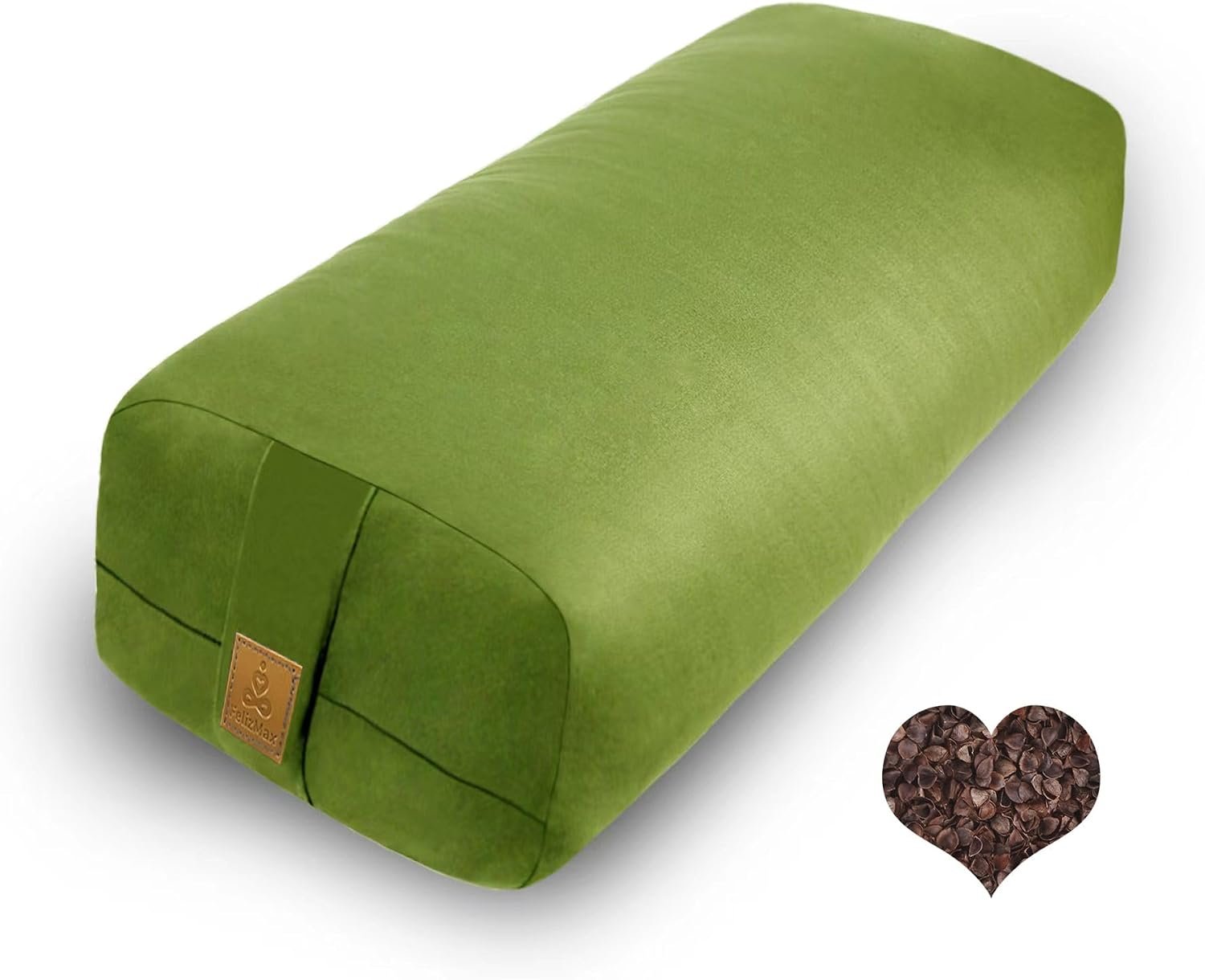 Organic Buckwheat Bolster (24X10.5X...