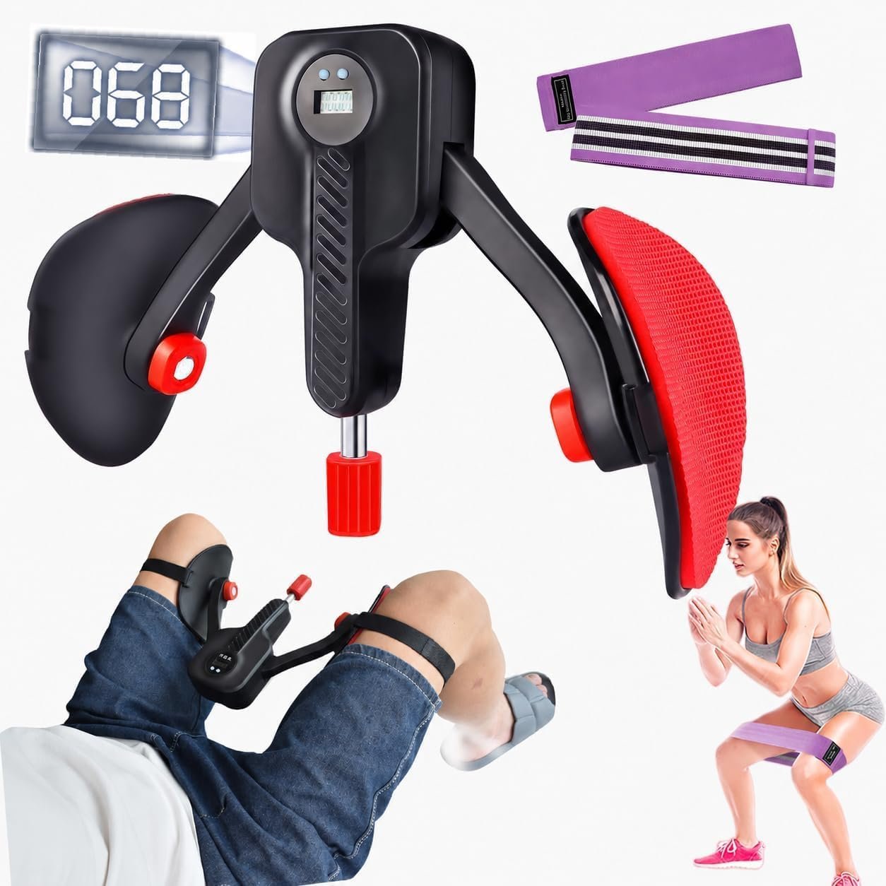 Thigh Trainer Kegel Exercise Adjust...